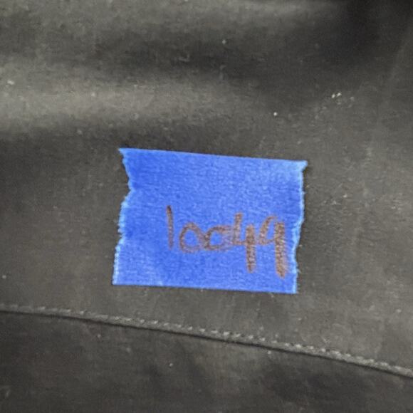 Buttercloth Shirt Adult Large Black Button Up Long Sleeve Active Casual Men's - Picture 14 of 14